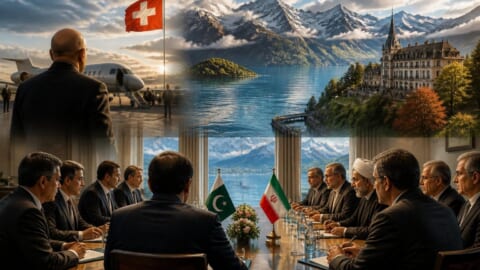 Iranian Speaker Ghalibaf in Switzerland; Pakistan-Iran Delegations Meet