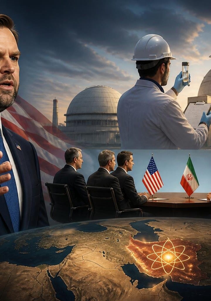 JD Vance Announces Iran Nuclear Inspection Agreement, Rejects Walkout Rumors