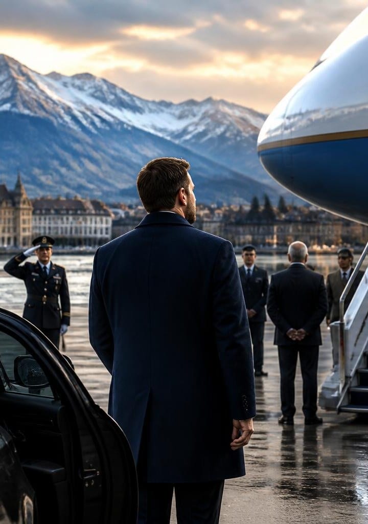 JD Vance arrives in Switzerland for high-level talks
