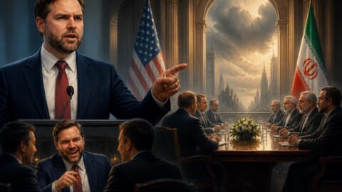 JD Vance issues statement and joke during high-stakes US-Iran talks.