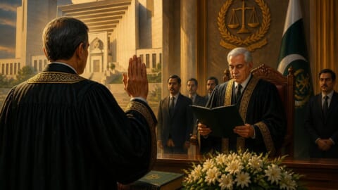 Justice Munib Akhtar Takes Oath as Acting Chief Justice
