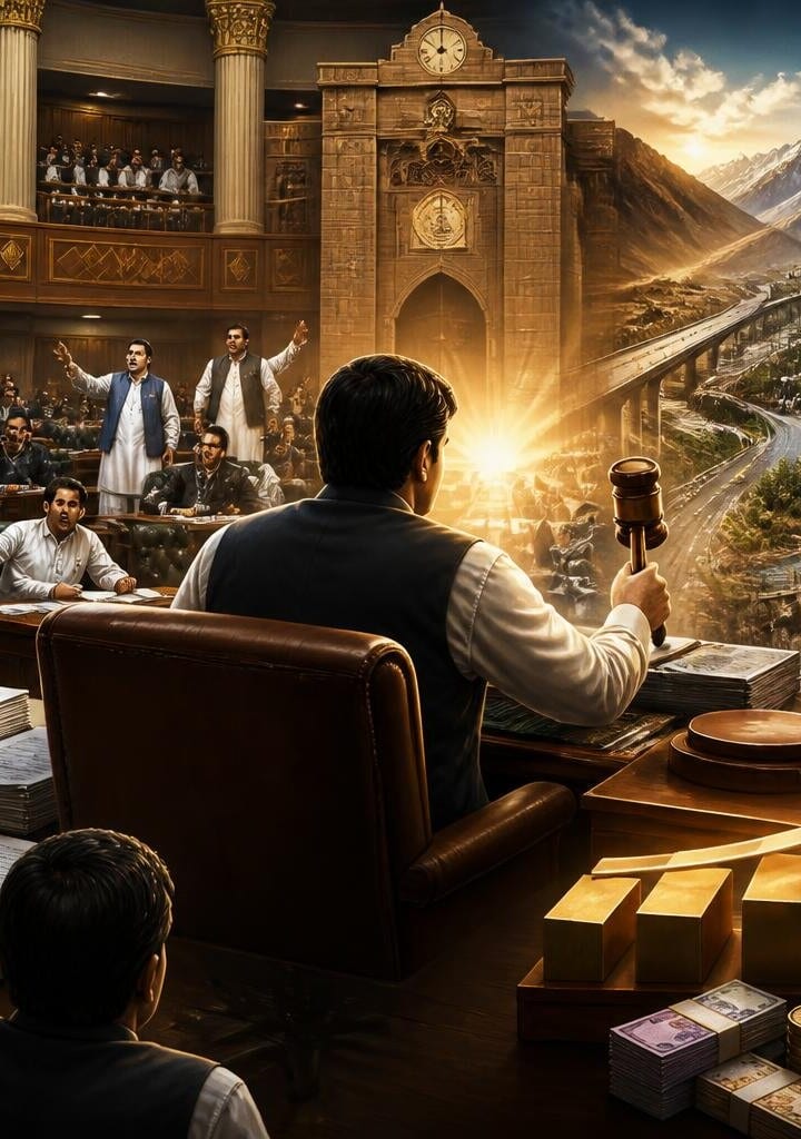 KPK Budget 2026-27 approved amidst heated session, marked as historic.