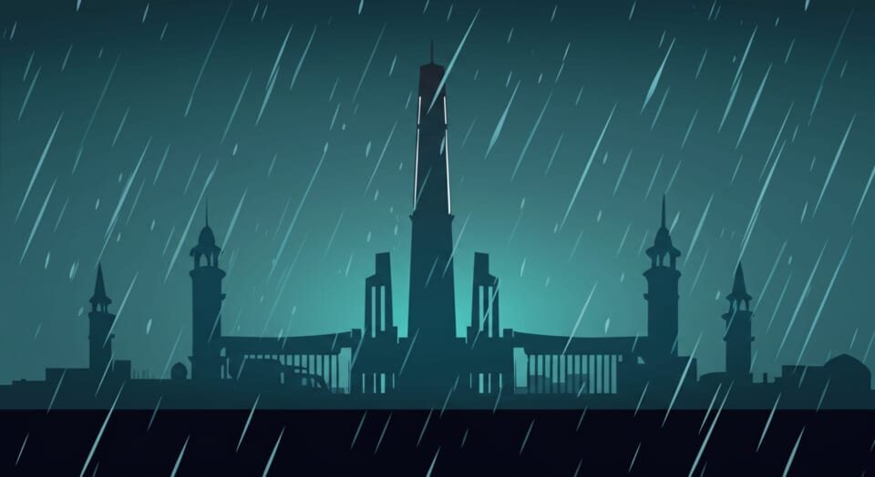 Lahore hit by heavy rain and storm, bringing dramatic temperature drop