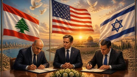 Lebanon and Israel Sign US-Brokered Peace Framework Agreement