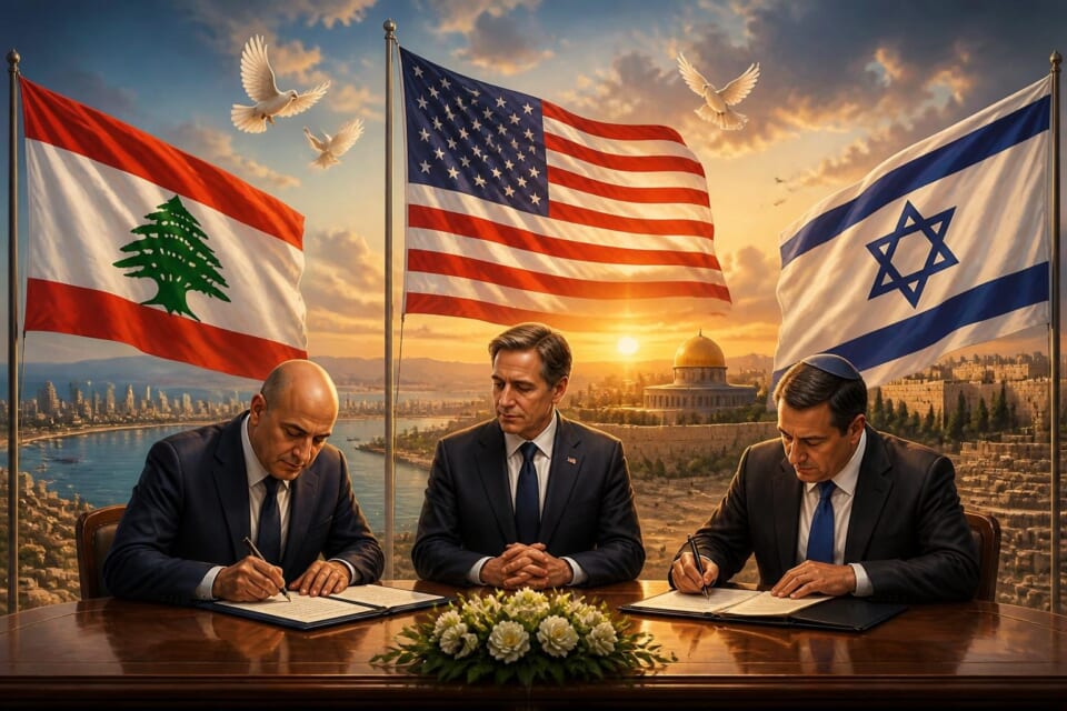 Lebanon and Israel Sign US-Brokered Peace Framework Agreement