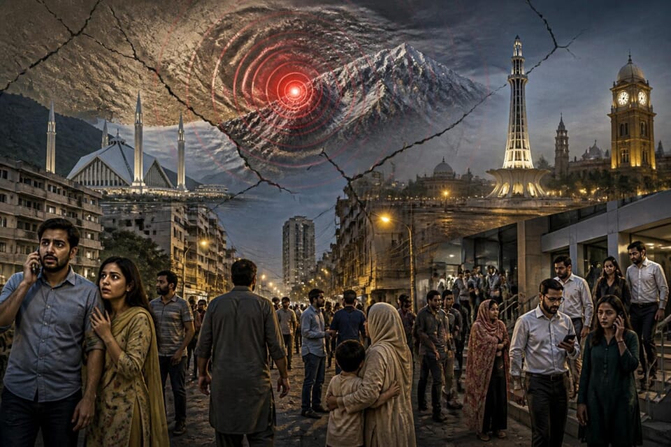 Magnitude 5.9 Earthquake Shakes Cities Across Pakistan