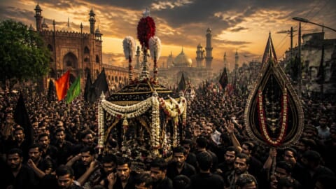 Main Ashura Procession Underway in Lahore