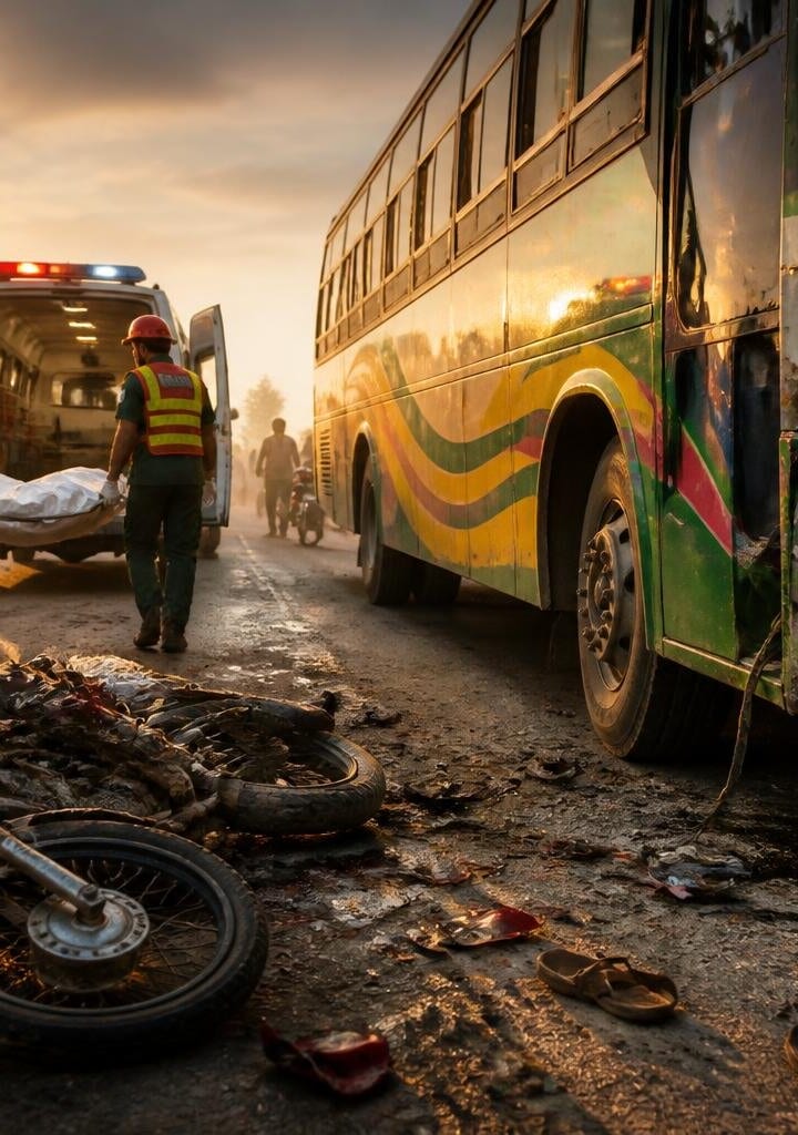 Tragic Road Accident in Khanewal Claims Three Lives