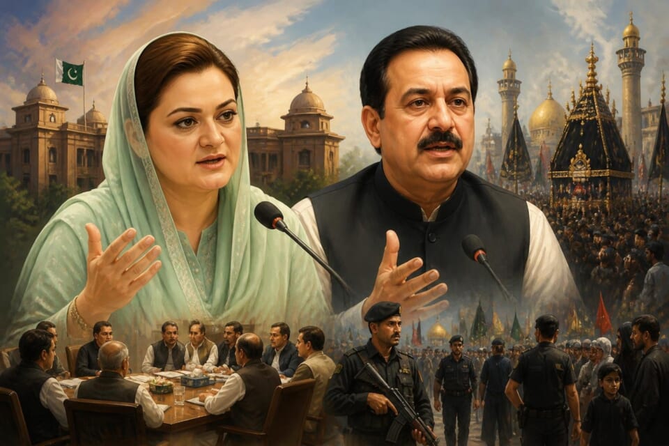 Maryam Aurangzeb Praises Punjab Leadership; Rana Tanveer Commends Ashura Security