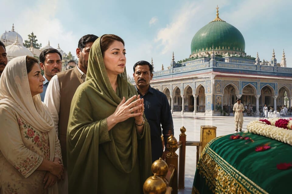 Maryam Aurangzeb Visits Bibi Pak Daman Shrine