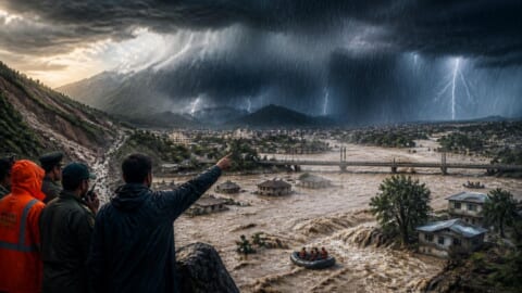Met Office predicts heavy rainfall across Pakistan, flood alert issued.