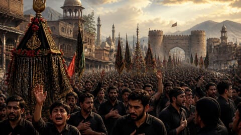 More than 12 Ashura processions held in Peshawar