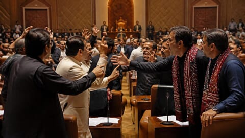 MQM and PPP members clash in Sindh Assembly