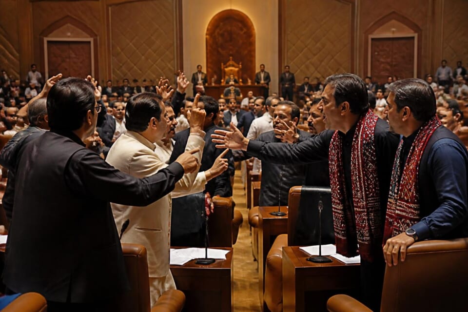 MQM and PPP members clash in Sindh Assembly