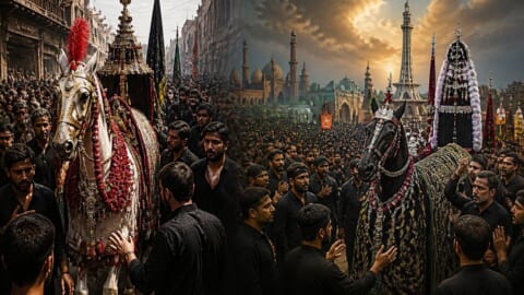 Muharram Processions Held in Peshawar and Lahore