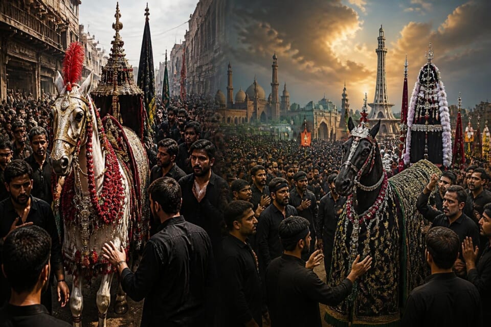Muharram Processions Held in Peshawar and Lahore