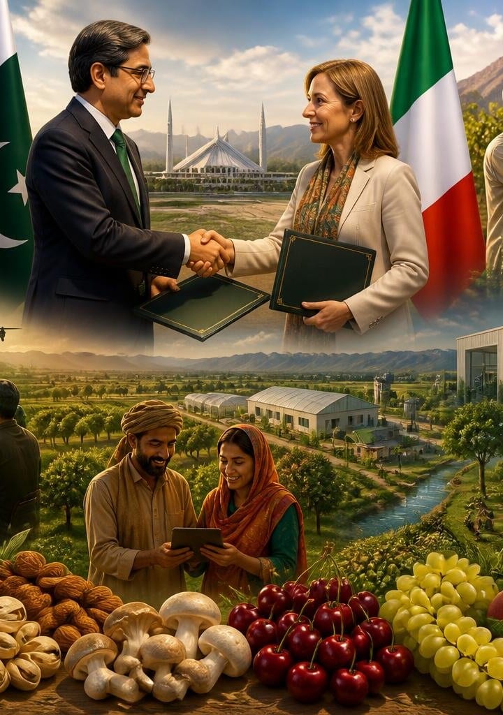 Pakistan and Italy Sign €20 Million Loan for Agricultural Skills