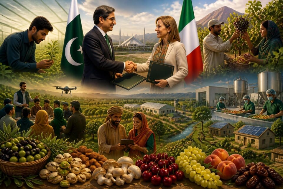 Pakistan and Italy Sign €20 Million Loan for Agricultural Skills