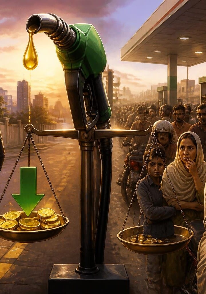 Pakistan Fuel Prices Drop, Public Relief Denied Amid Unchanged Fares