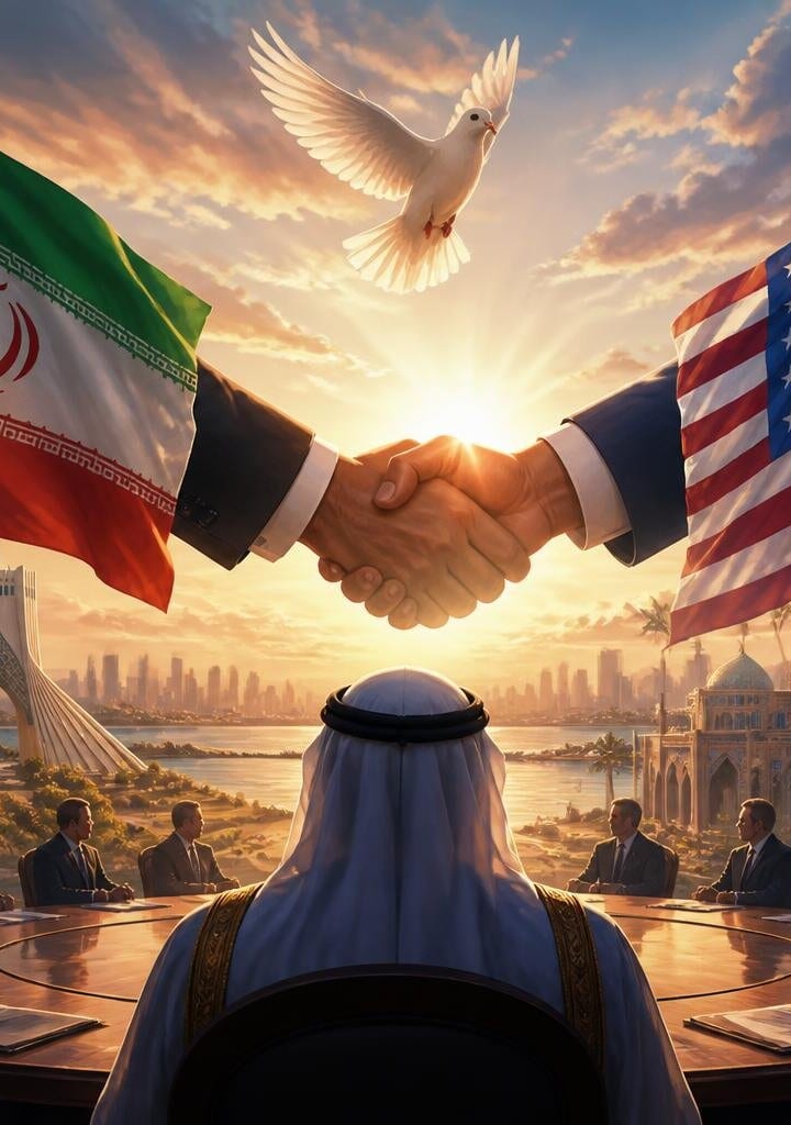 Pakistan PM announces successful Iran-US negotiations.
