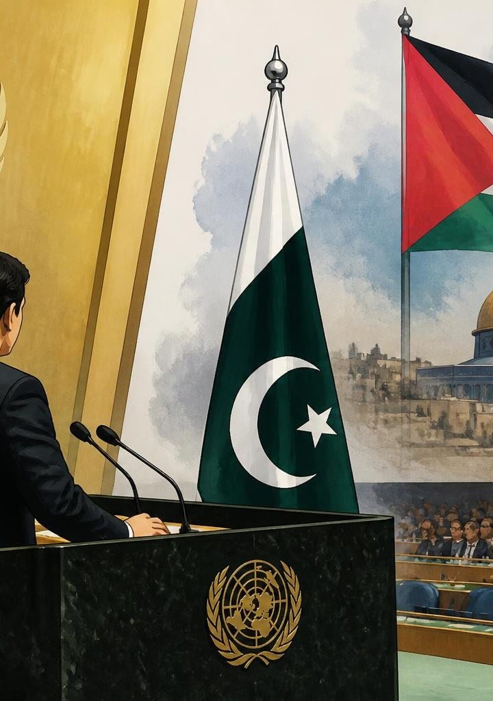 Pakistan Reaffirms Support for Independent Palestinian State at UN
