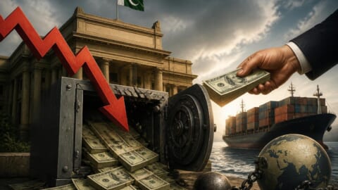 Pakistan’s Forex Reserves Fall by $1.26 Billion on Debt Payments