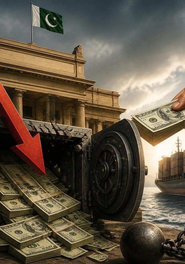 Pakistan’s Forex Reserves Fall by $1.26 Billion on Debt Payments