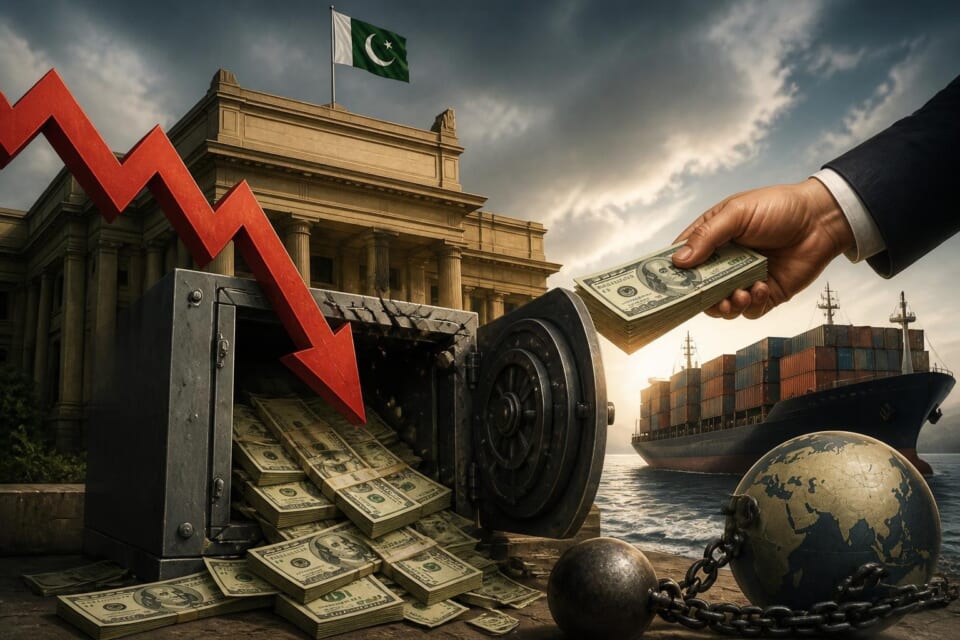 Pakistan’s Forex Reserves Fall by $1.26 Billion on Debt Payments