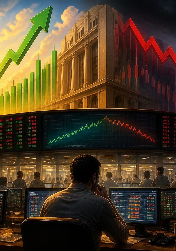 Pakistan Stock Market Shows Mixed Trend, Opens Strong but Ends Lower