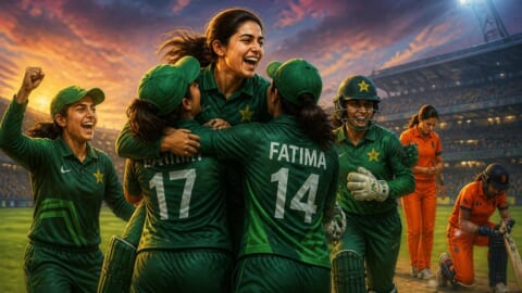 Pakistan Women’s Team Secures First World Cup Win Against Netherlands
