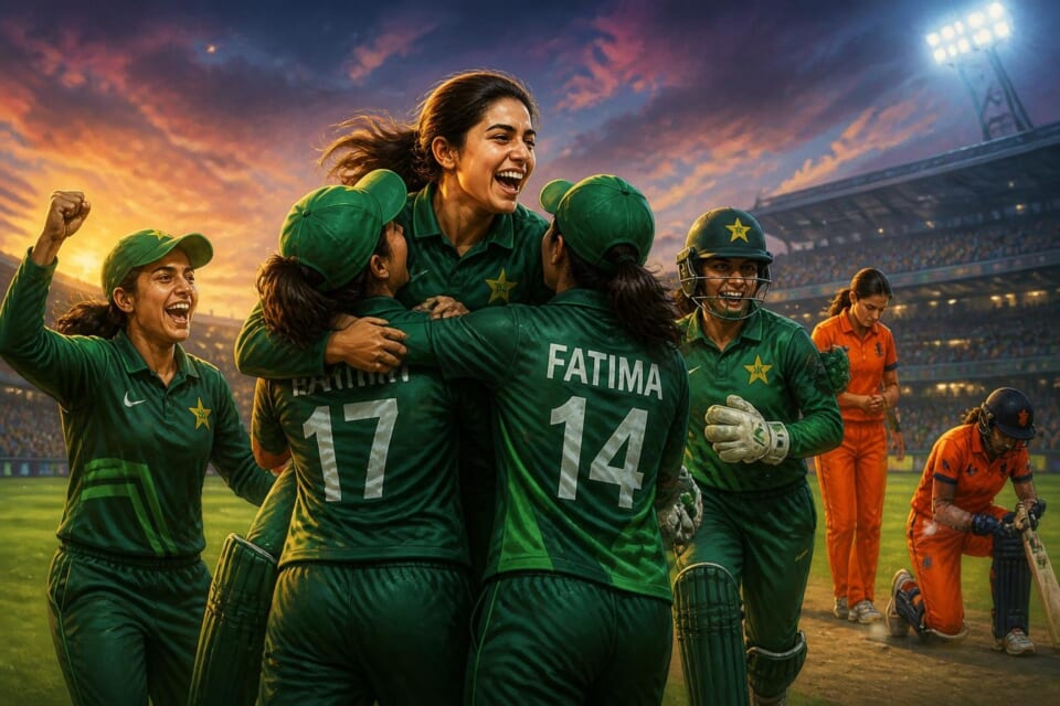 Pakistan Women’s Team Secures First World Cup Win Against Netherlands
