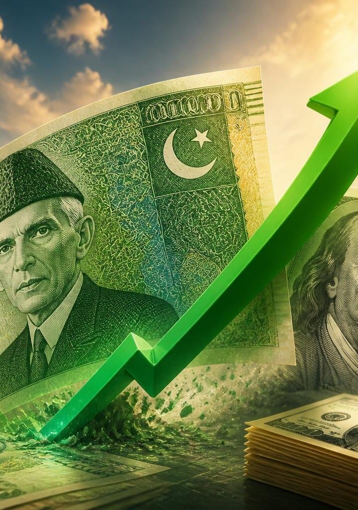Pakistani Rupee Gains Against US Dollar in Interbank Trading