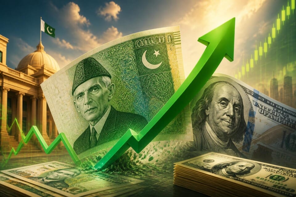 Pakistani Rupee Gains Against US Dollar in Interbank Trading