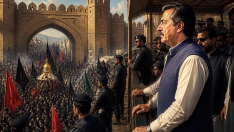 Peshawar Ashura Procession Underway; Chief Minister Supervises at Kohati Gate