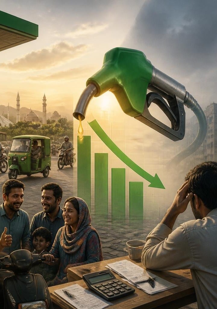 Petrol Price Reduced in Pakistan, Public Fares May Drop