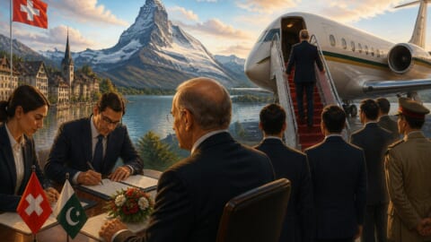 PM Shehbaz concludes Switzerland visit.