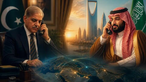 PM Shehbaz Sharif and Saudi Crown Prince Hold High-Level Talks