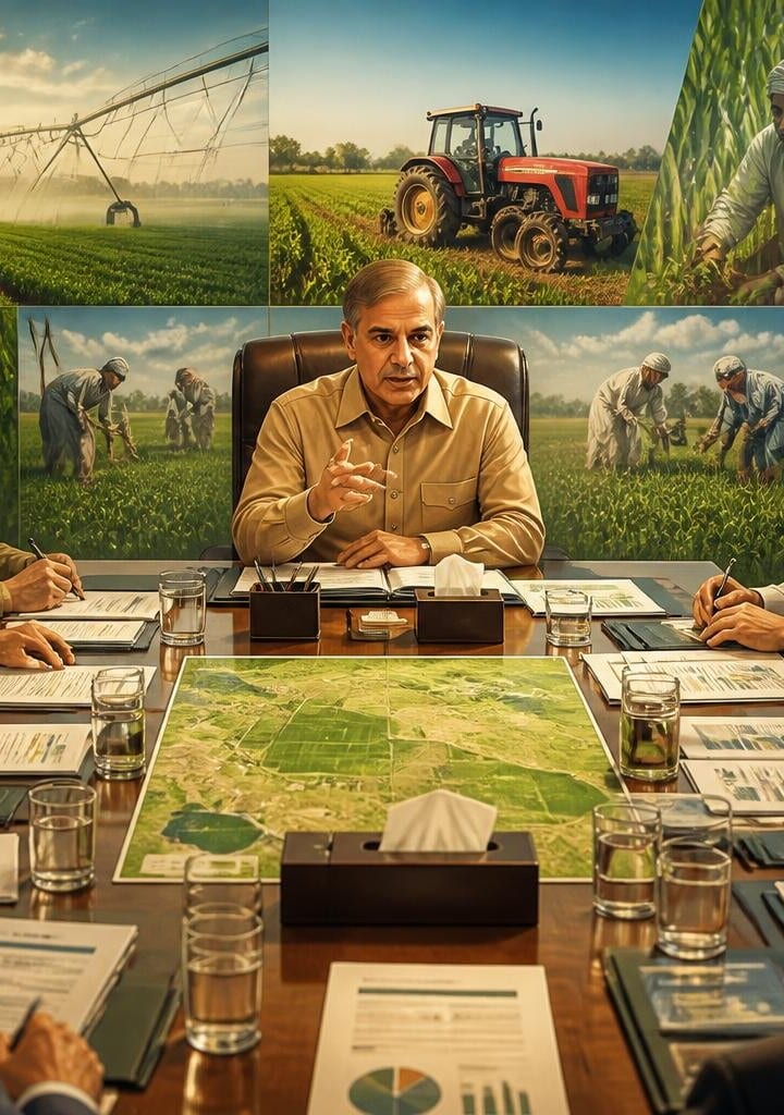 PM Shehbaz Sharif Chairs High-Level Meeting on Agricultural Reforms