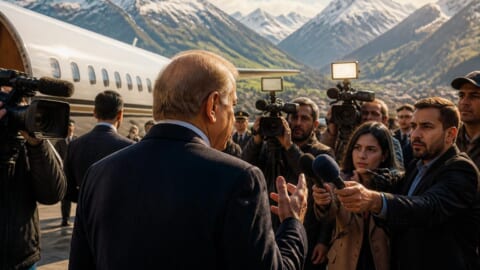 PM Shehbaz Sharif’s German language gesture in Switzerland gains attention.