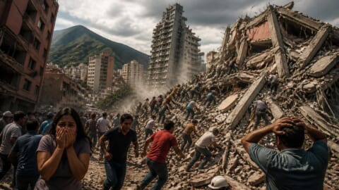 Powerful Earthquake Strikes Venezuela, Reports of Collapsed Buildings