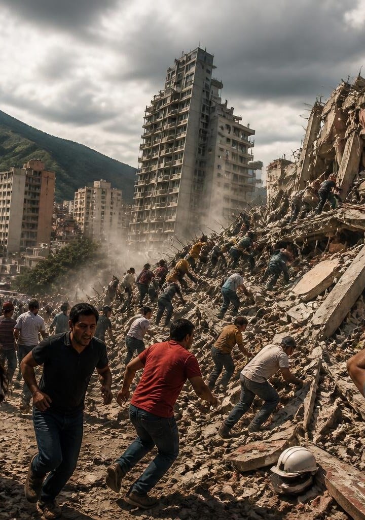 Powerful Earthquake Strikes Venezuela, Reports of Collapsed Buildings