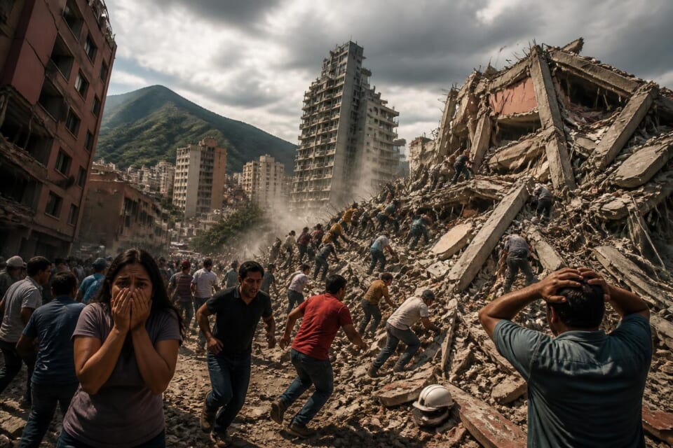 Powerful Earthquake Strikes Venezuela, Reports of Collapsed Buildings