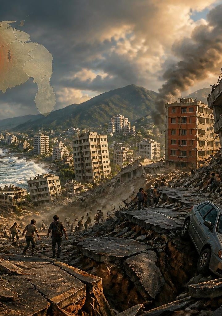 Powerful Earthquakes Strike Venezuela