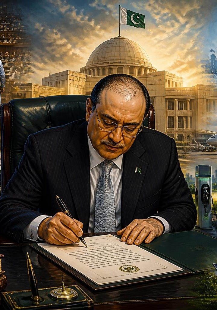 President Zardari Signs Finance Bill for FY 2026-27 into Law