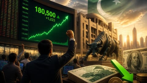 PSX Starts Week Bullish, KSE-100 Index Surges Past 180,000