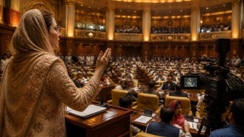 Punjab Assembly holds live session; Azma Bukhari addresses.