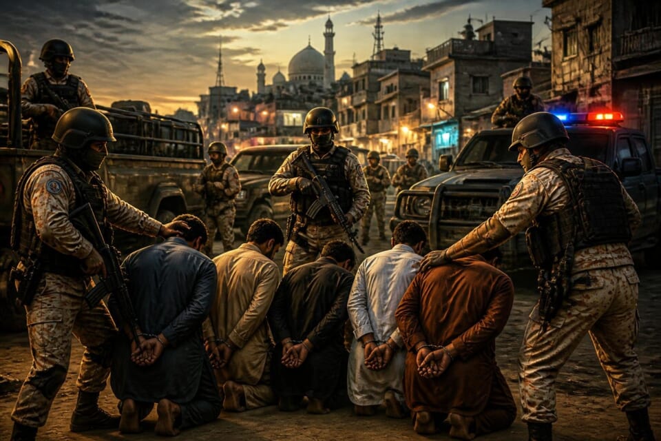 Rangers Arrest 5 in Karachi Operations