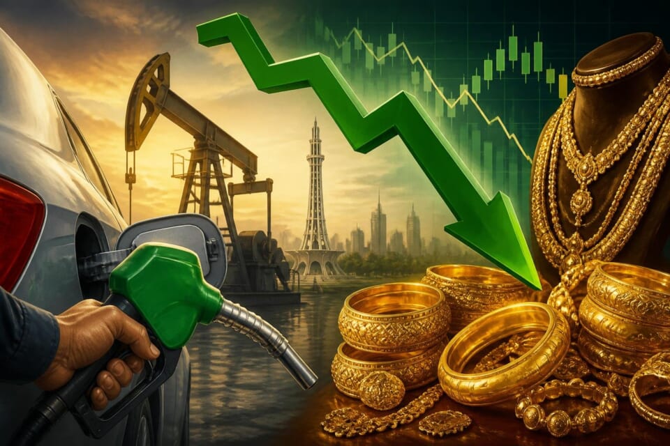 Reports Indicate Drop in Petrol and Gold Prices