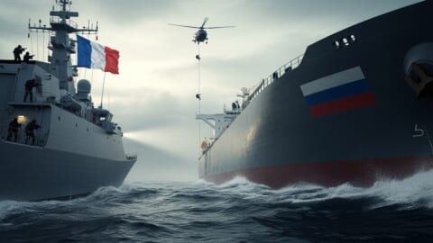 France Seizes Russian Oil Tanker in International Waters
