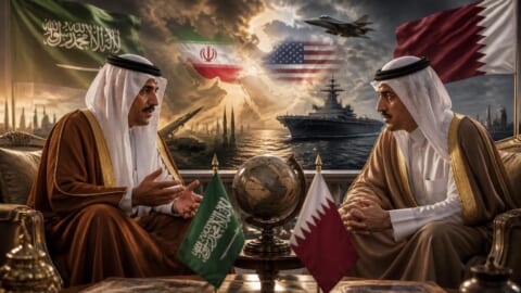 Saudi and Qatari Foreign Ministers Discuss Iran-US Tensions